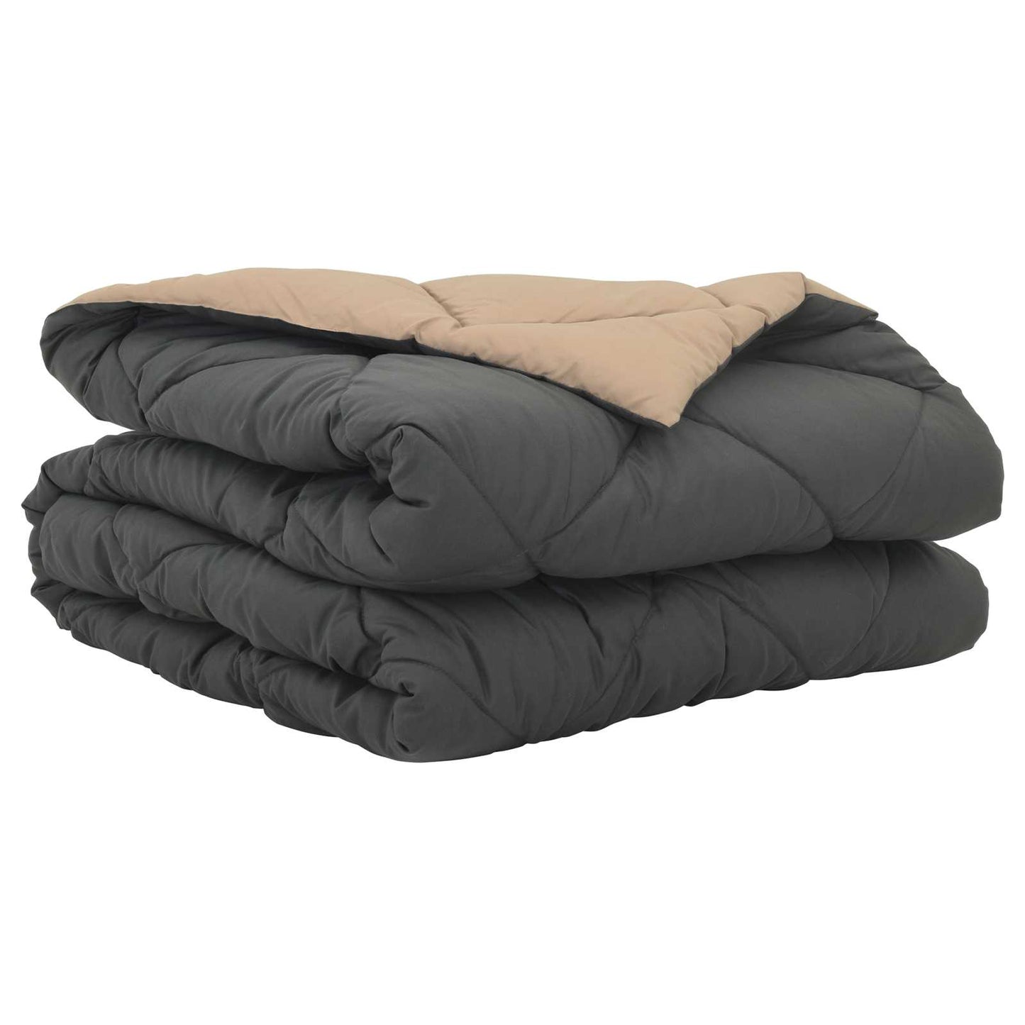 Vidaxx couette d'été anthracite et taupe 200 x 135 cm microfibre