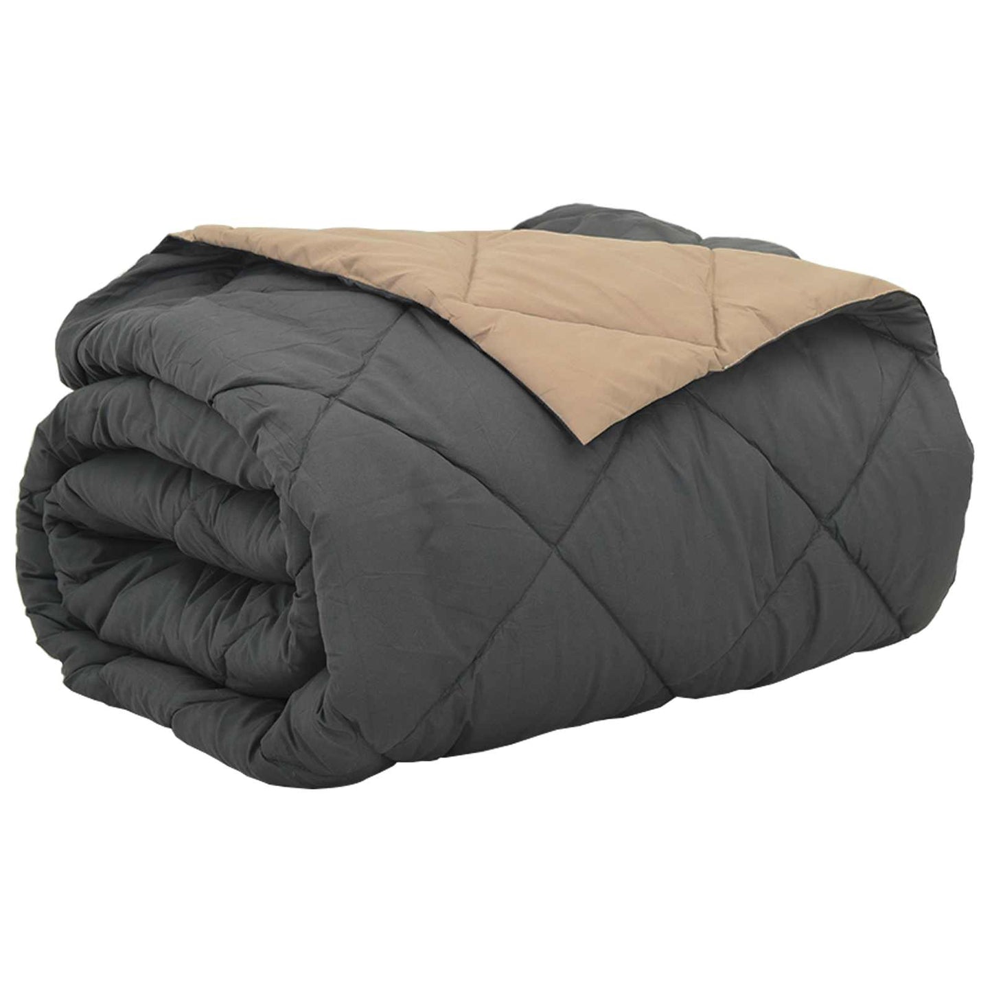 Vidaxx couette d'été anthracite et taupe 220 x 200 cm microfibre