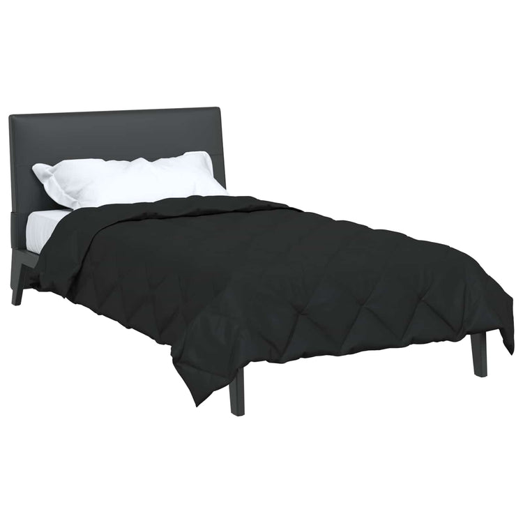 Vidaxx couette d'été noir 220 x 155 cm microfibre