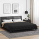 Vidaxx couette d'été noir et taupe 220 x 200 cm microfibre