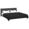 Vidaxx couette d'été noir et taupe 240 x 260 cm microfibre