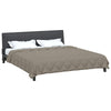 Vidaxl couette d'été gris clair 240 x 200 cm microfibre