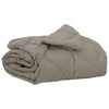 Vidaxl couette d'été gris clair 220 x 135 cm microfibre