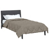 Vidaxl couette d'été gris clair 220 x 135 cm microfibre