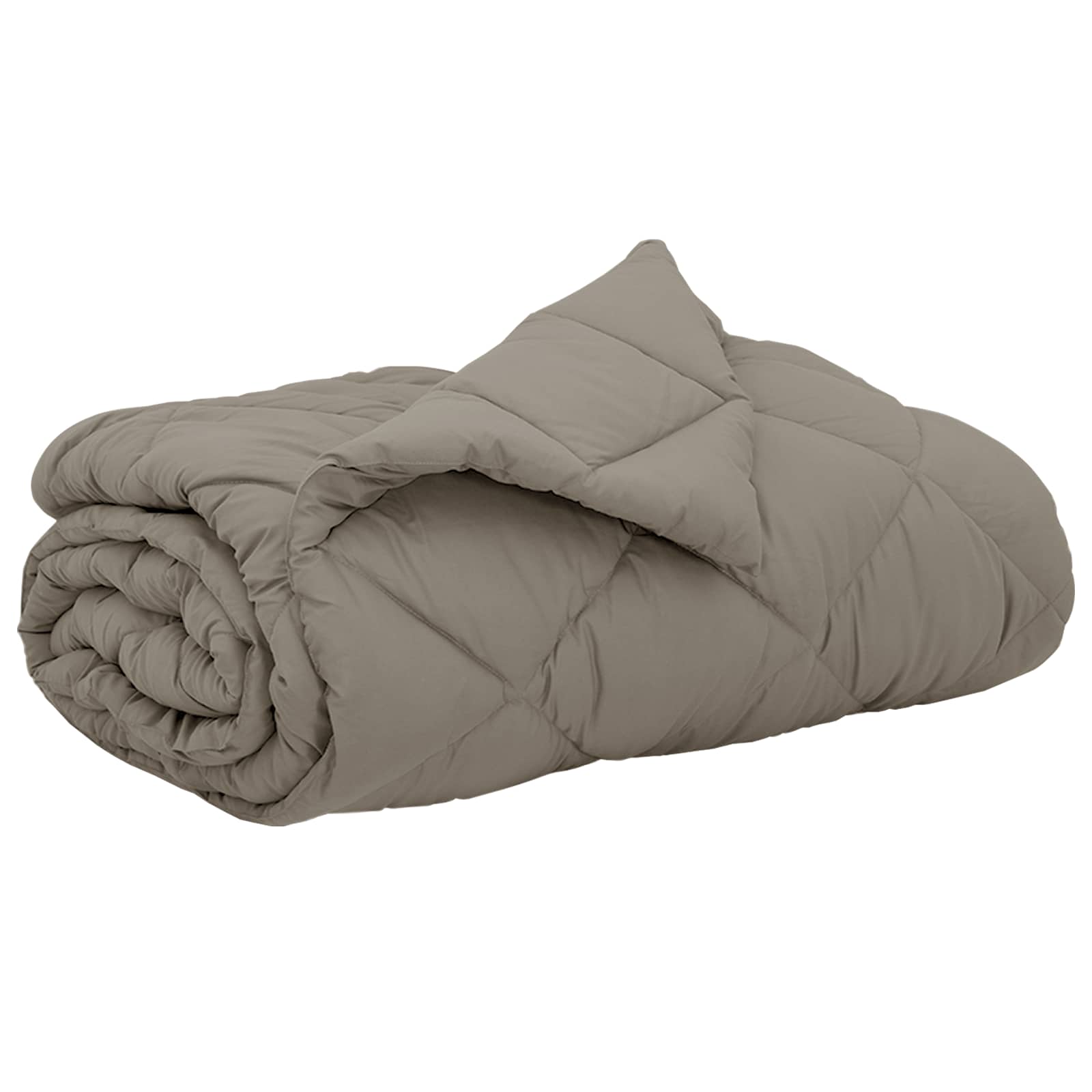 Vidaxl couette d'été gris clair 220 x 240 cm microfibre