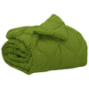 Vidaxx couette toute l'année vert 220 x 140 cm microfibre