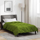 Vidaxx couette toute l'année vert 220 x 155 cm microfibre