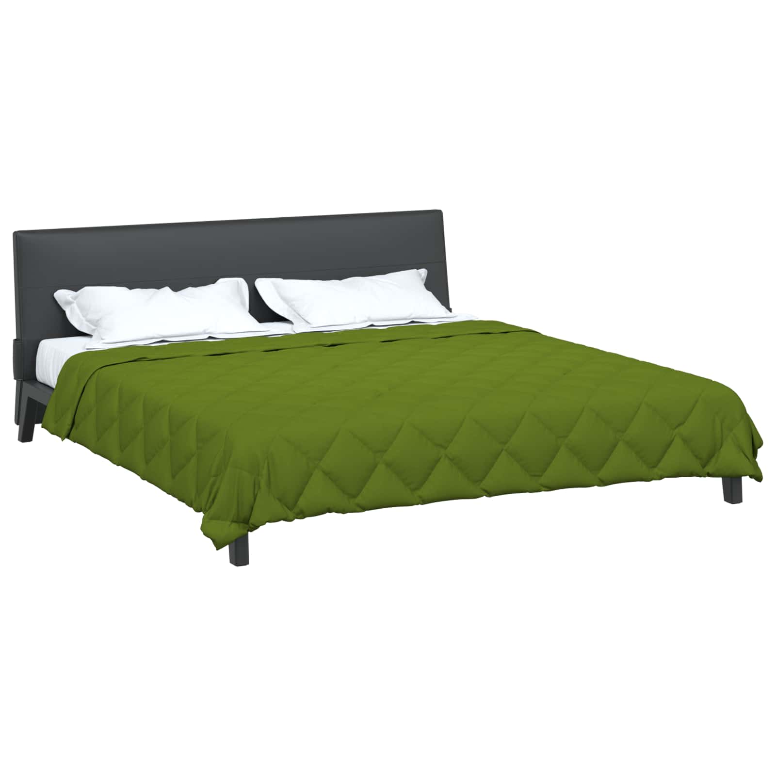 Vidaxx couette toute l'année vert 220 x 200 cm microfibre