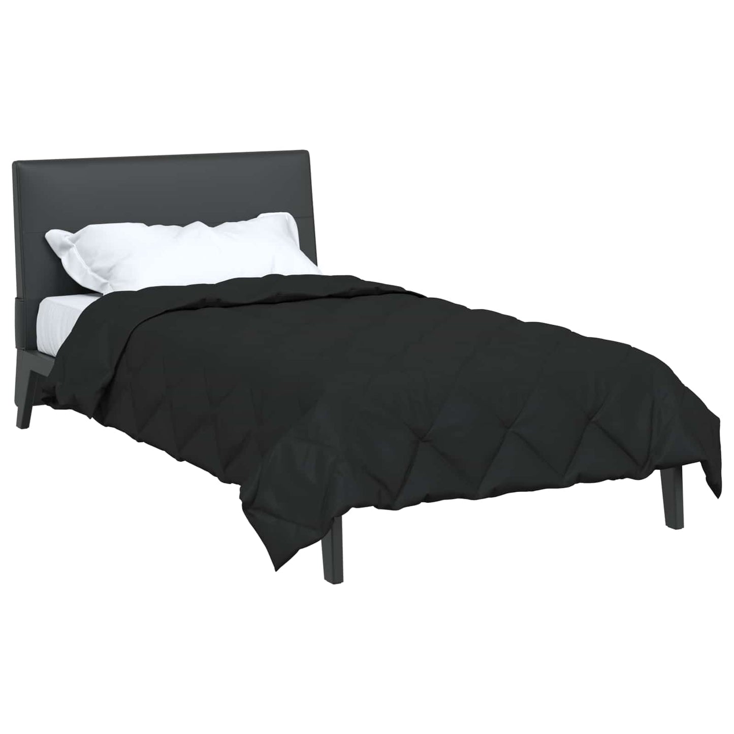 Vidaxx couette toute l'année noir 200 x 140 cm microfibre