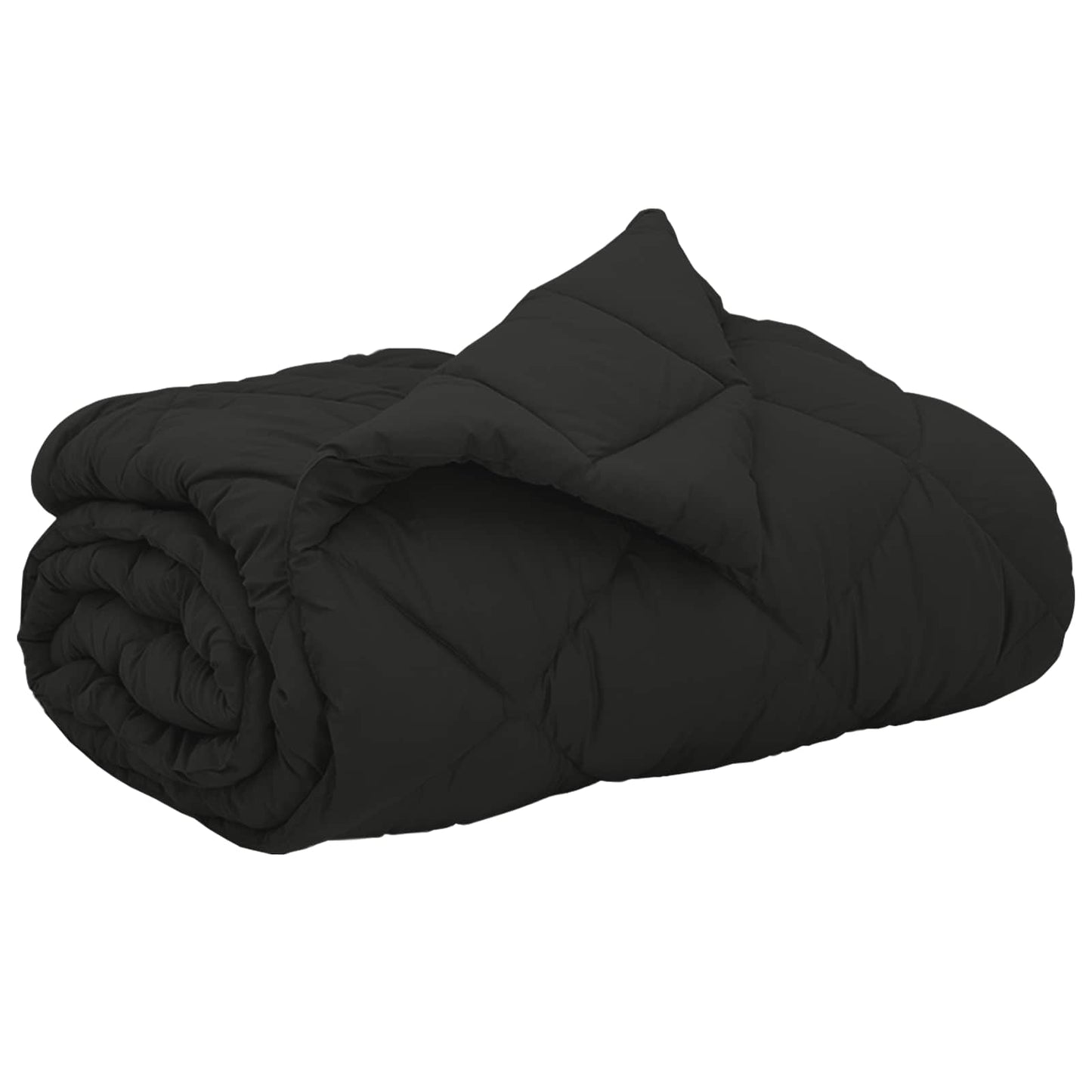 Vidaxx couette toute l'année noir 220 x 260 cm microfibre