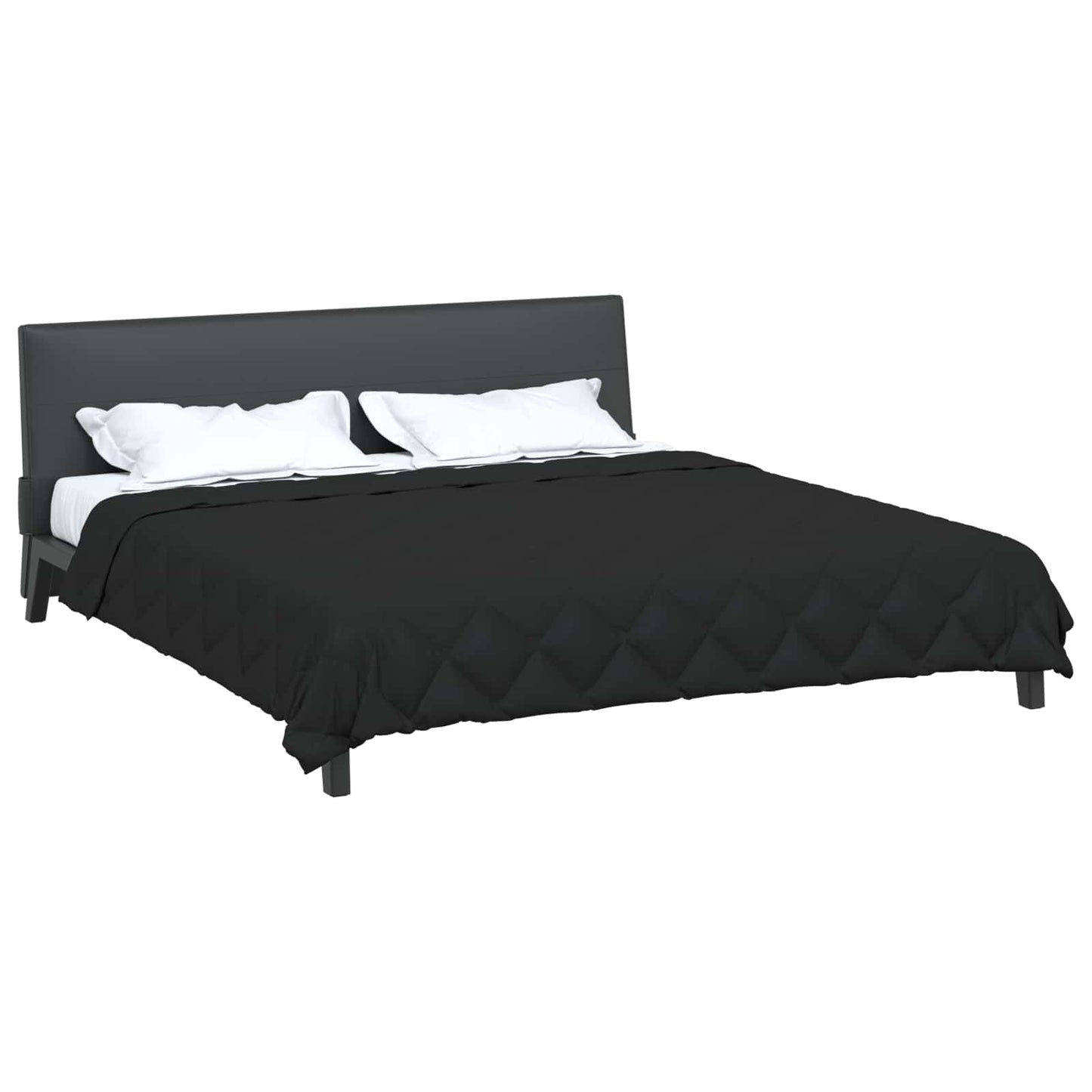 Vidaxx couette toute l'année noir 220 x 260 cm microfibre