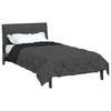 Vidaxx couette toute l'année noir et anthracite 200 x 140 cm microfibre