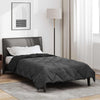 Vidaxx couette toute l'année noir et anthracite 220 x 135 cm microfibre