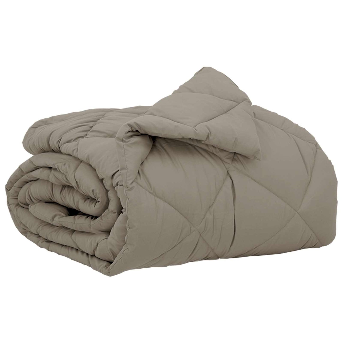 Vidaxx couette toute l'année gris clair 200 x 140 cm microfibre