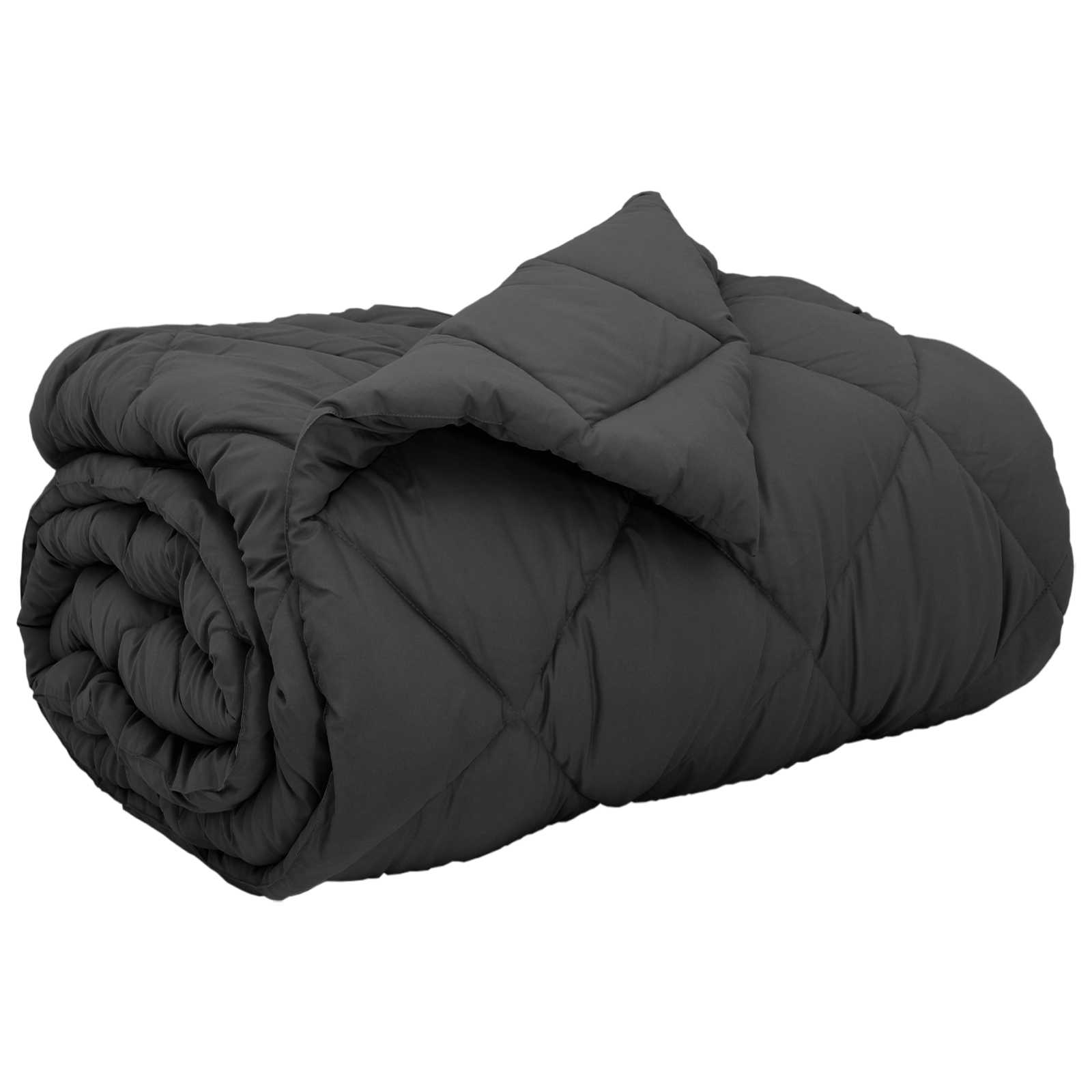 Vidaxl couette d'hiver anthracite 200 x 155 cm microfibre