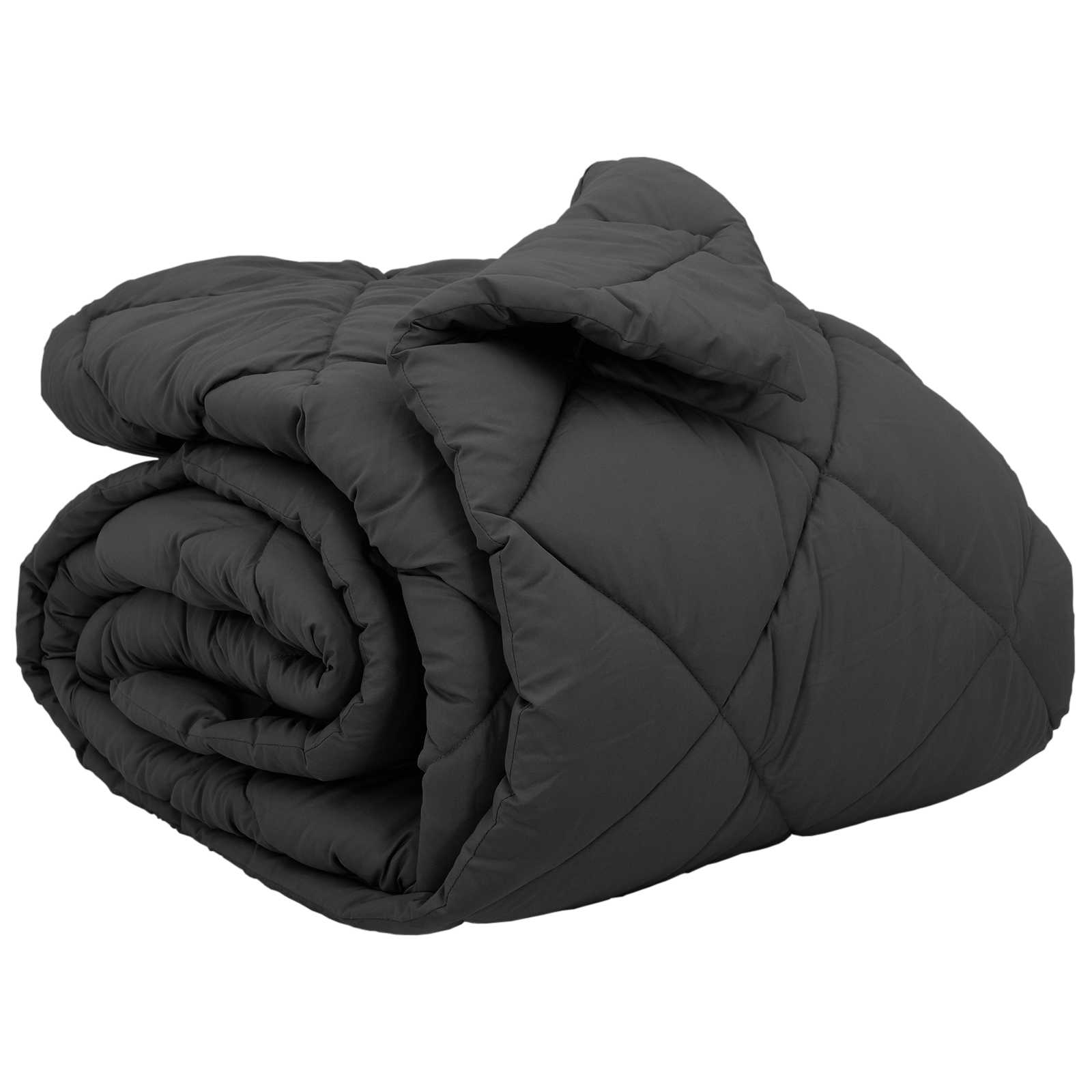 Vidaxl couette hiver anthracite 220 x 260 cm microfibre