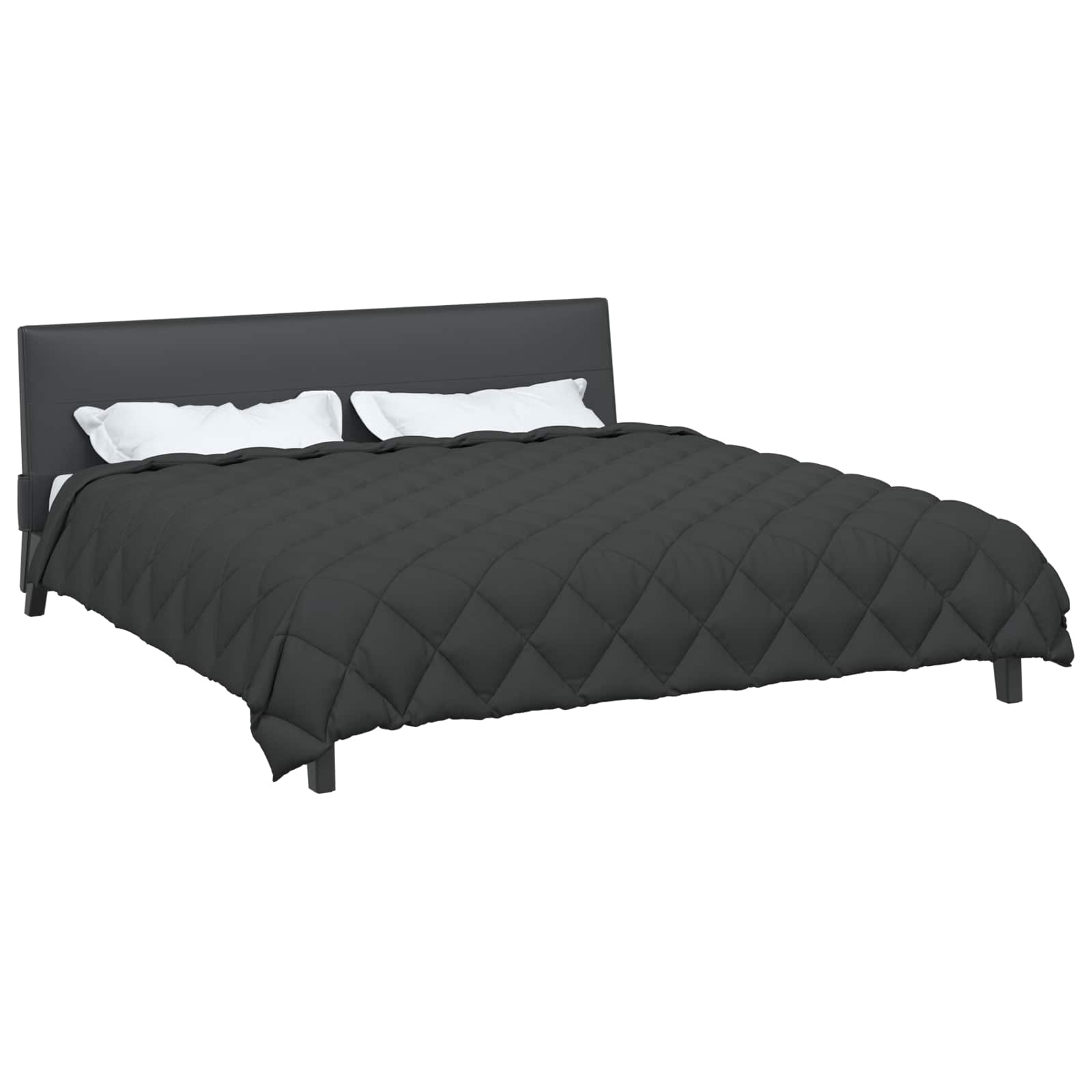 Vidaxl couette d'hiver anthracite 240 x 260 cm microfibre
