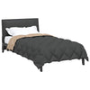 Vidaxl couette hiver anthracite et taupe 220 x 135 cm microfibre