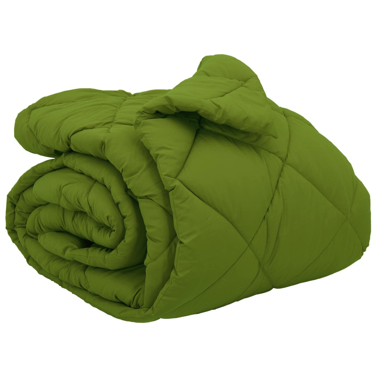 Vidaxl couette d'hiver vert 240 x 200 cm microfibre