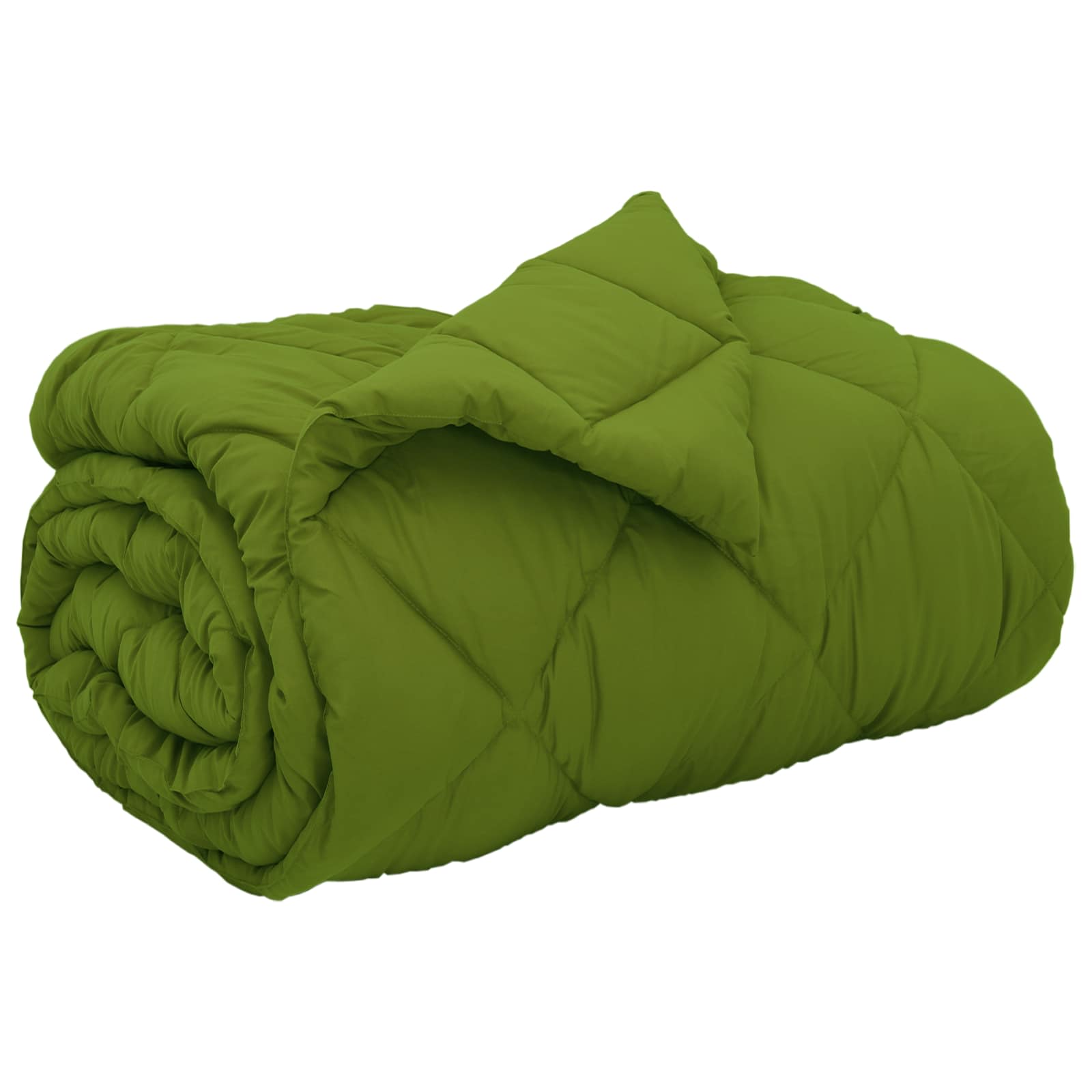 Vidaxl couette d'hiver vert 220 x 140 cm microfibre