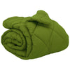 Vidaxl couette d'hiver vert 240 x 260 cm microfibre