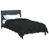 Vidaxl couette d'hiver noir 220 x 135 cm microfibre