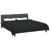 Vidaxl couette d'hiver noir 220 x 200 cm microfibre
