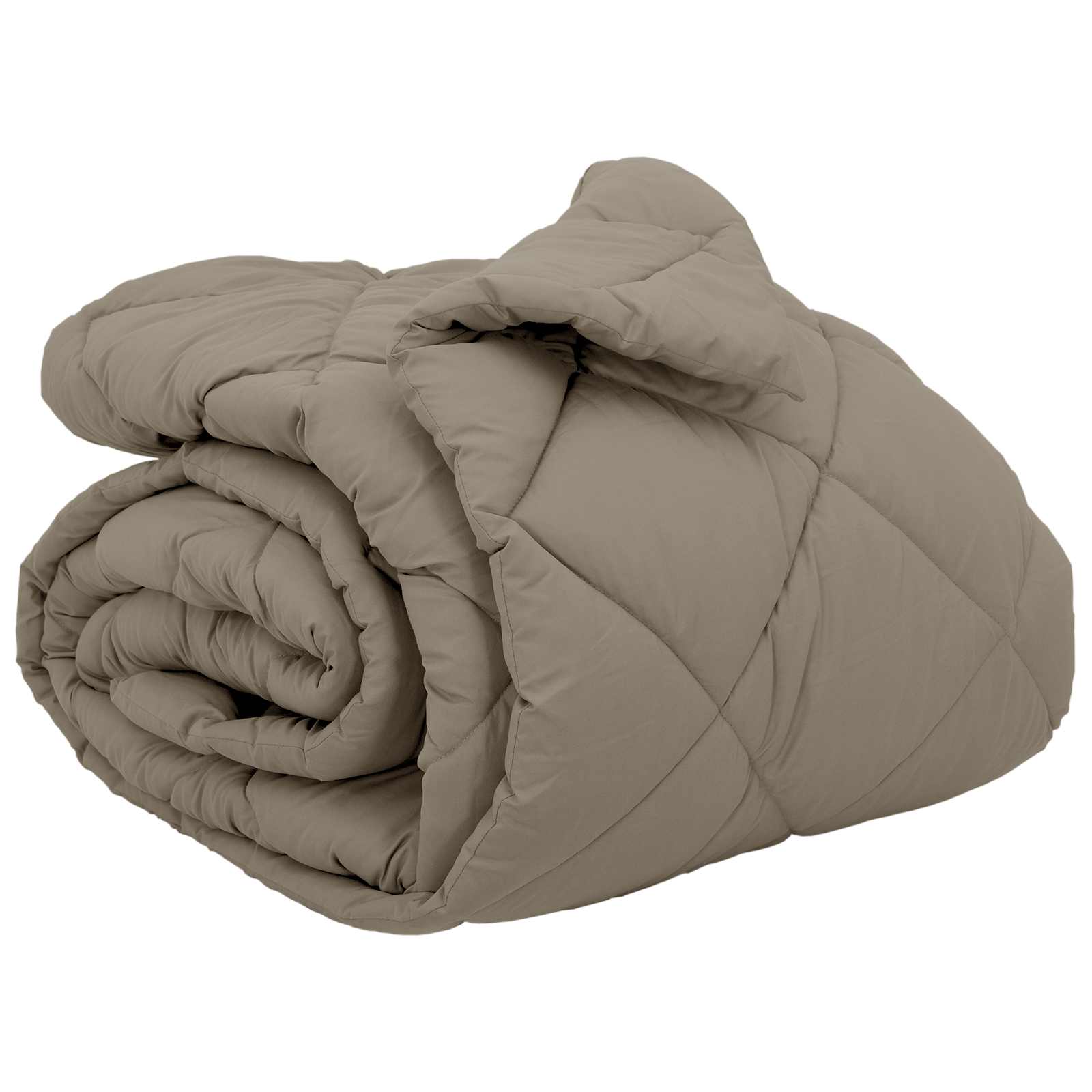 Vidaxl couette d'hiver gris clair 220 x 260 cm microfibre