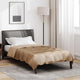 Vidaxx couette d'été or 200 x 135 cm satin et microfibre