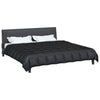 Vidaxx couette d'été noir 240 x 260 cm satin et microfibre