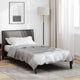 Vidaxx couette d'été argent 200 x 155 cm satin et microfibre