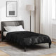 Vidaxx couette toute l'année noir 200 x 135 cm satin et microfibre
