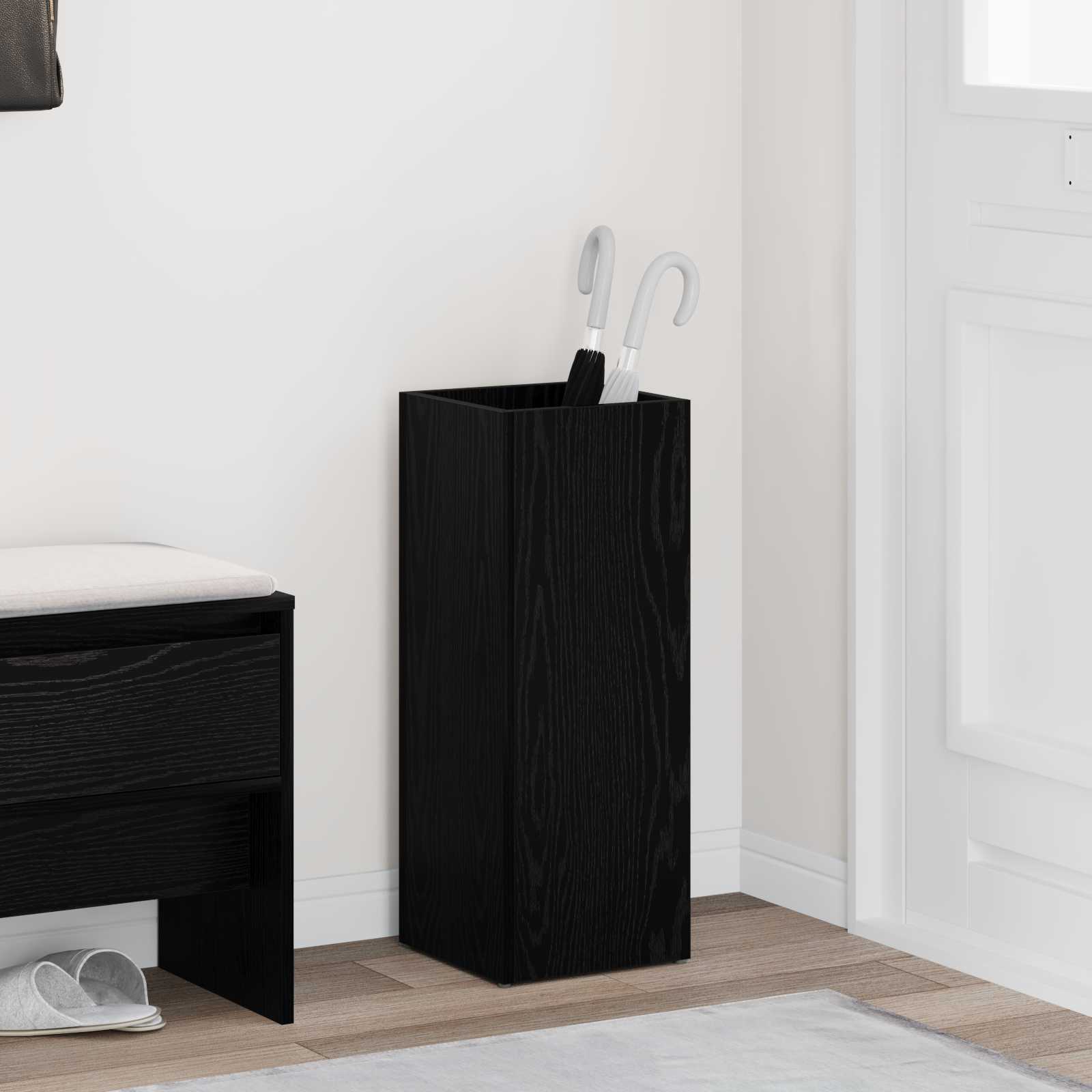 Vidaxx parasol standard chêne noir 25 x 24,5 x 64 cm bois d'ingénierie