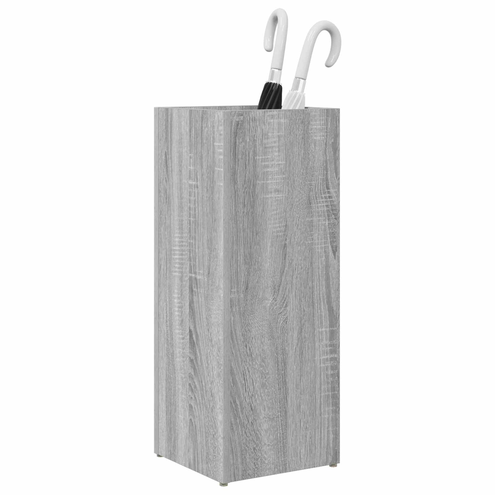Vidaxl parapluie standard gris sonoma 25 x 24,5 x 64 cm bois travaillé