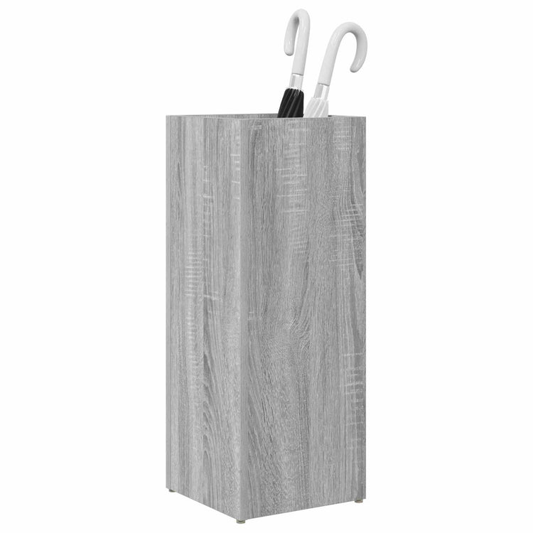 Vidaxl parapluie standard gris sonoma 25 x 24,5 x 64 cm bois travaillé
