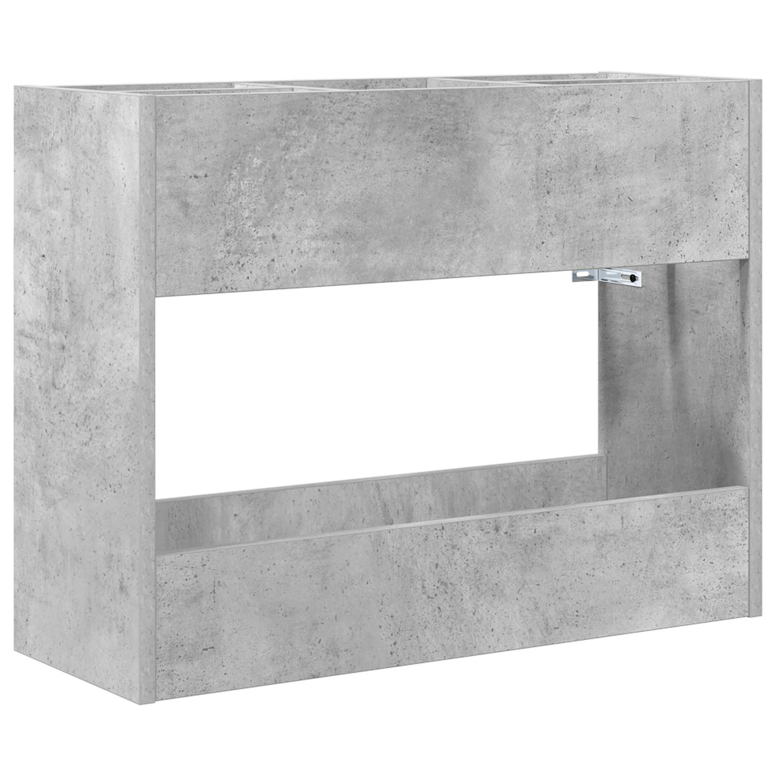 Vidaxx parapluie standard béton gris 65 x 24 x 50 cm bois traité