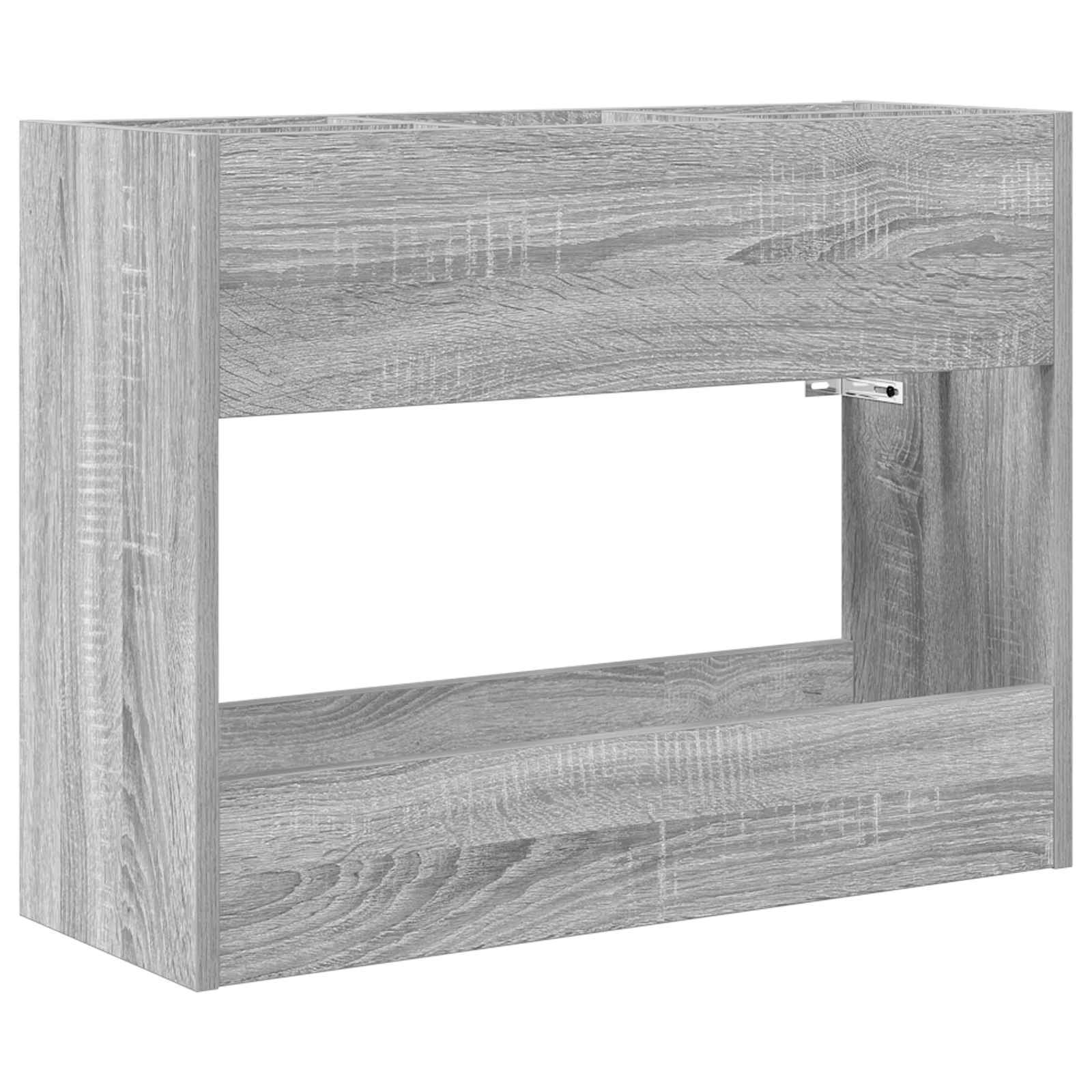 Vidaxl parapluie standard gris sonoma 65 x 24 x 50 cm bois d'ingénierie