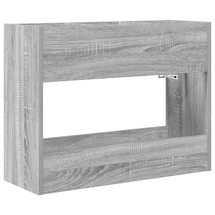 Vidaxl parapluie standard gris sonoma 65 x 24 x 50 cm bois d'ingénierie