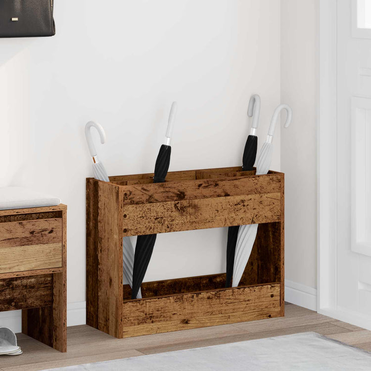Vidaxx parapluie standard vieux bois 65 x 24 x 50 cm bois traité