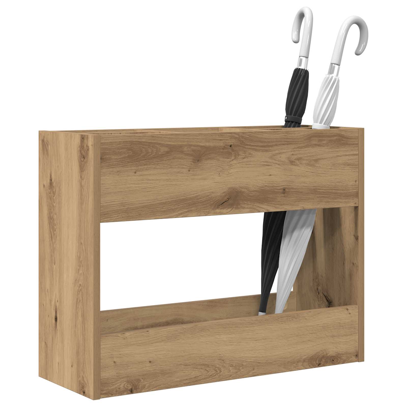 Vidaxx parapluie standard chêne artisanal 65 x 24 x 50 cm bois traité