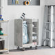 Vidaxx armoire de golf avec roulette gris béton uni 65 x 45 x 98 cm