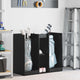 Vidaxx meuble de golf chêne noir uni 102 x 45 x 85,5 cm