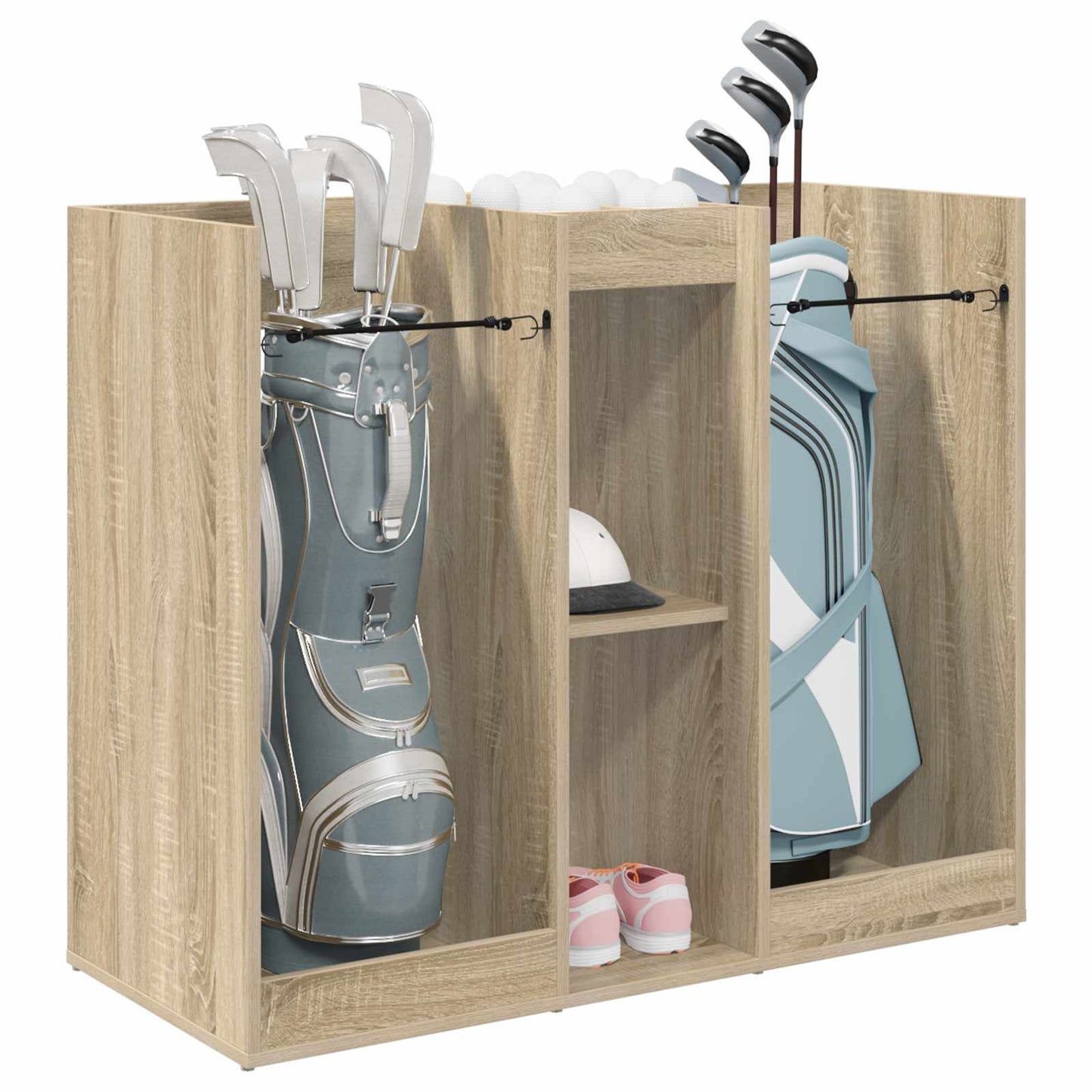 Vidaxl meuble de golf chêne sonoma uni 102 x 45 x 85,5 cm