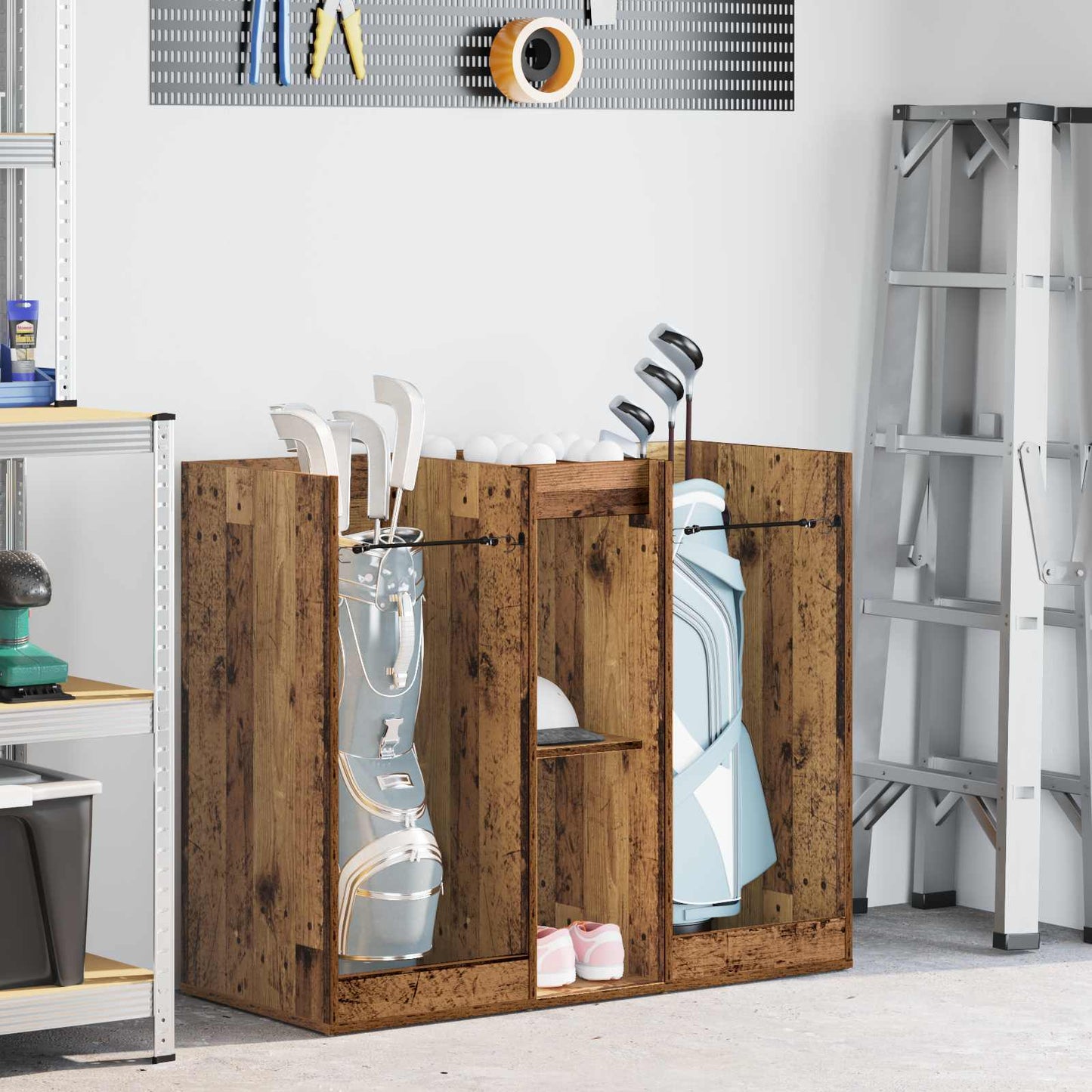 Vidaxx meuble de golf bois ancien uni 102 x 45 x 85,5 cm