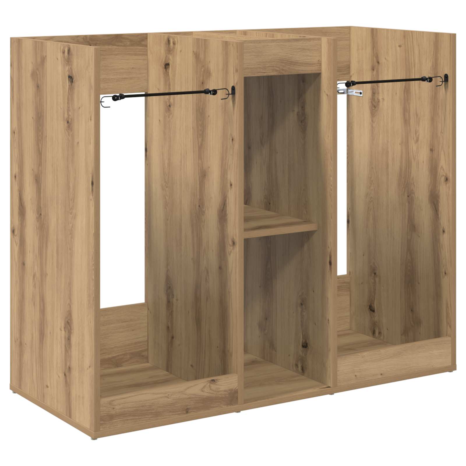 Vidaxx meuble de golf chêne artisanal uni 102 x 45 x 85,5 cm
