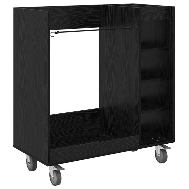 Vidaxx meuble de golf à roulettes chêne noir uni 90 x 45 x 98 cm