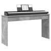 Vidaxxl support de clavier gris béton 120 x 32 x 64 cm bois fini