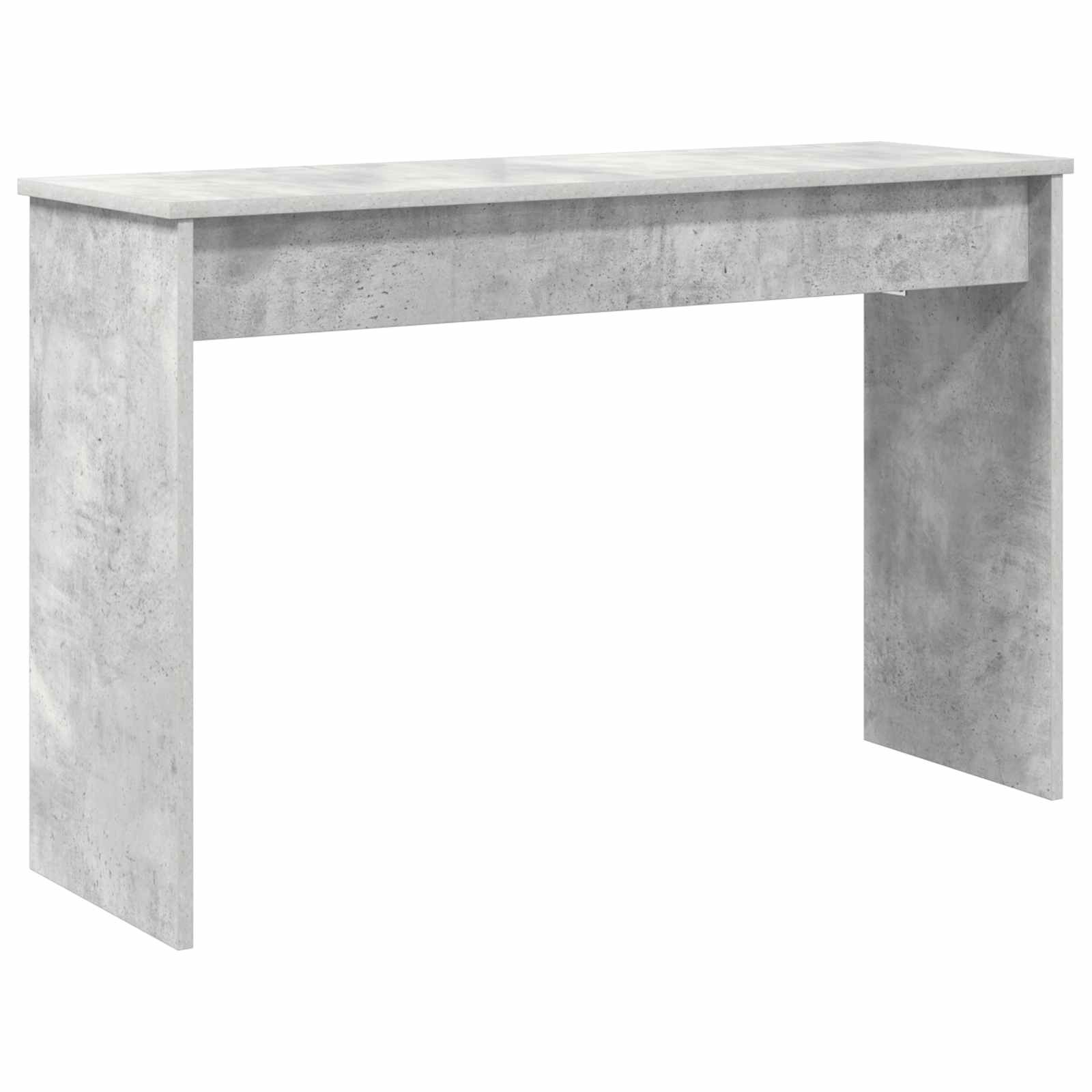 Vidaxxl support de clavier gris béton 100 x 32 x 64 cm bois fini