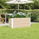 Vidaxx jardinière ivoire 100 x 40 x 45 cm acier