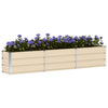 Vidaxx jardinière ivoire 240 x 40 x 45 cm acier
